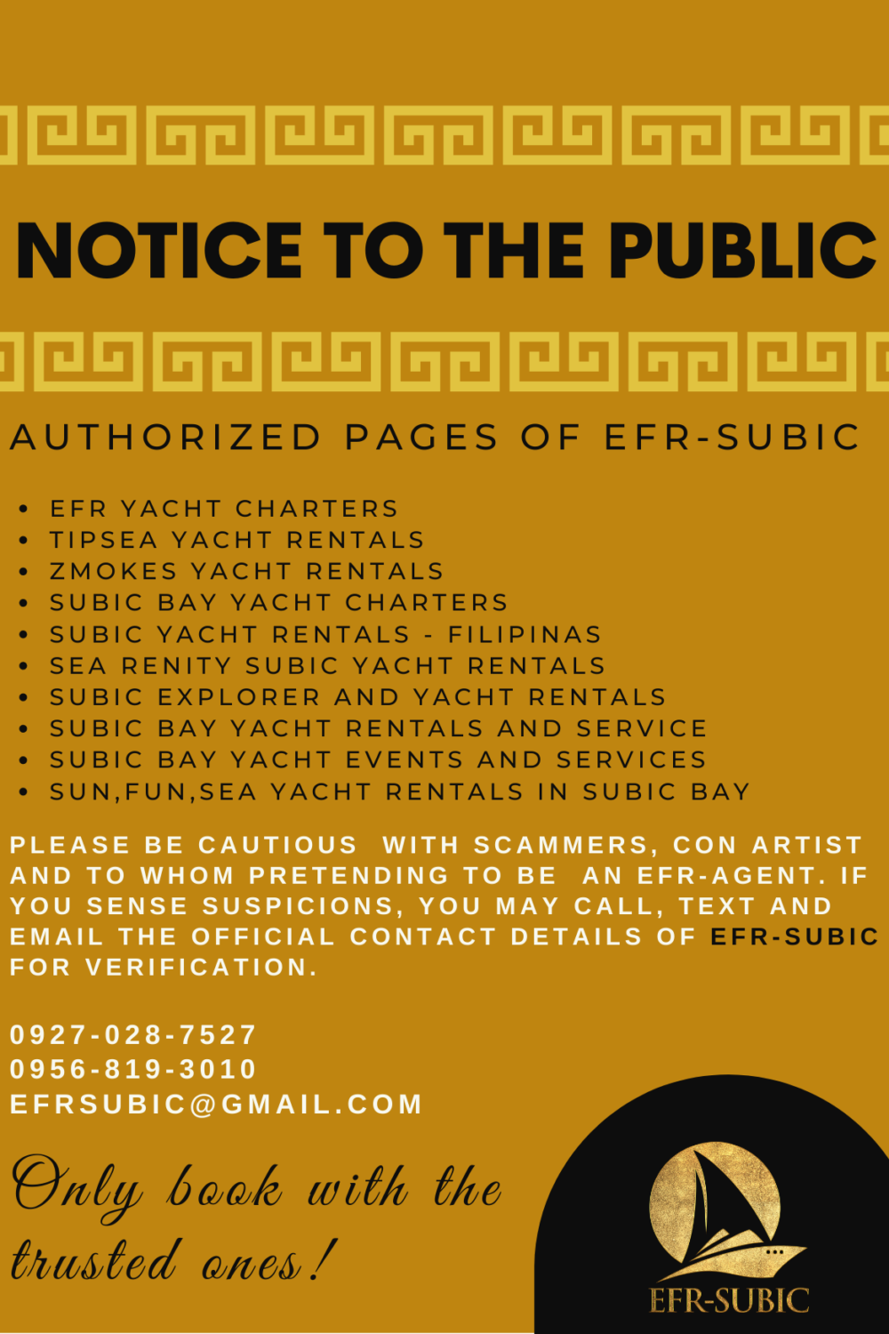 notice to the public notice to the public